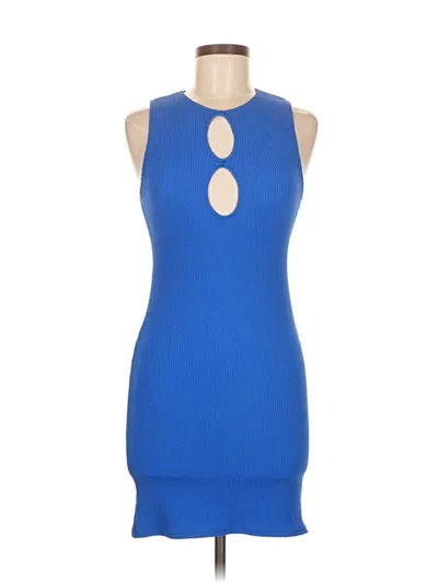 Pre-owned Asos Design Cocktail Dress In Blue