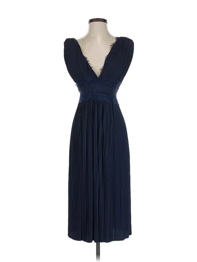 Pre-owned Asos Design Cocktail Dress In Blue