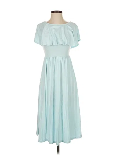 Pre-owned Asos Design Cocktail Dress In Blue