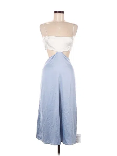 Pre-owned Asos Design Cocktail Dress In Blue