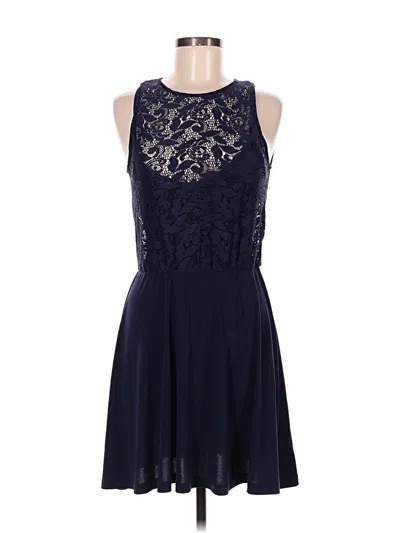Pre-owned Asos Design Cocktail Dress In Blue
