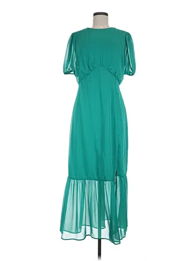 Pre-owned Asos Design Cocktail Dress In Blue