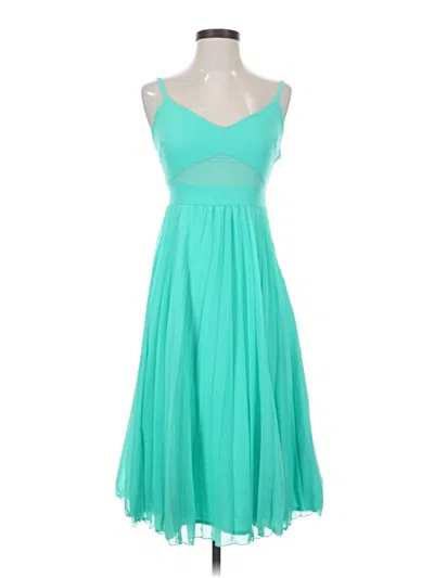 Pre-owned Asos Design Cocktail Dress In Blue