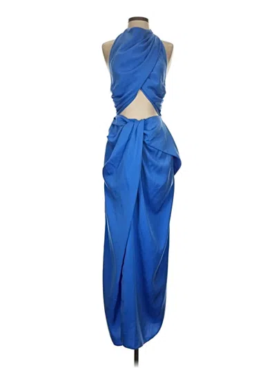 Pre-owned Asos Design Cocktail Dress In Blue