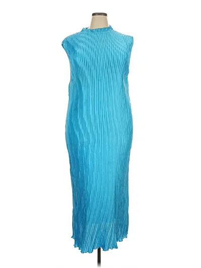 Pre-owned Asos Design Cocktail Dress In Blue