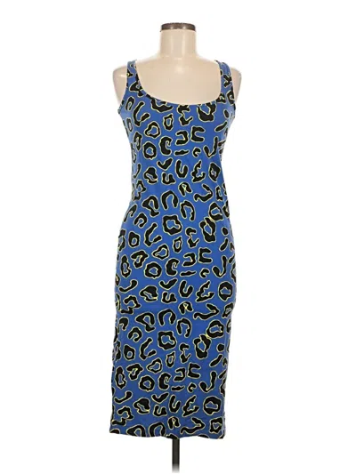 Pre-owned Asos Design Cocktail Dress In Blue
