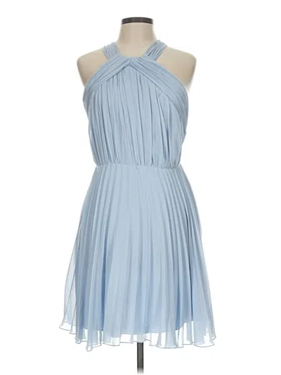 Pre-owned Asos Design Cocktail Dress In Blue