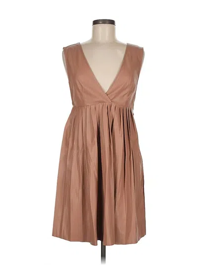 Pre-owned Asos Design Cocktail Dress In Brown