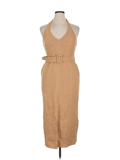 Pre-owned Asos Design Cocktail Dress In Brown