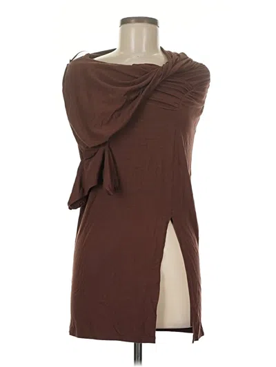 Pre-owned Asos Design Cocktail Dress In Brown