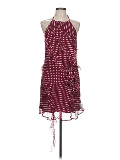 Asos Design Cocktail Dress In Brown