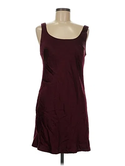 Pre-owned Asos Design Cocktail Dress In Burgundy