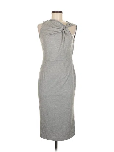 Pre-owned Asos Design Cocktail Dress In Gray