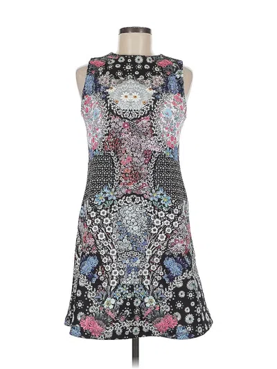 Pre-owned Asos Design Cocktail Dress In Gray