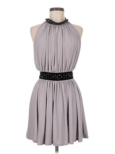 Pre-owned Asos Design Cocktail Dress In Gray