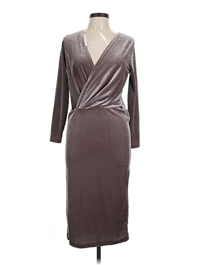 Asos Design Cocktail Dress In Gray