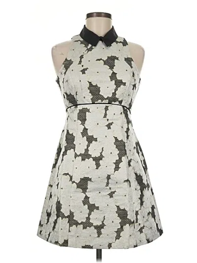 Pre-owned Asos Design Cocktail Dress In Gray
