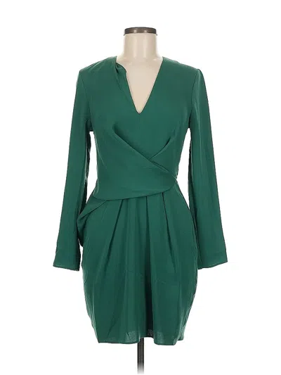 Pre-owned Asos Design Cocktail Dress In Green