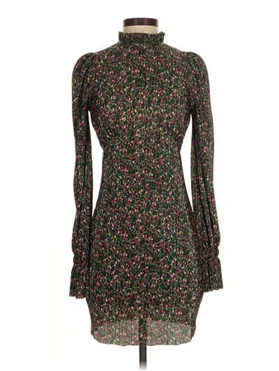 Pre-owned Asos Design Cocktail Dress In Green