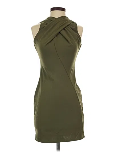 Pre-owned Asos Design Cocktail Dress In Green