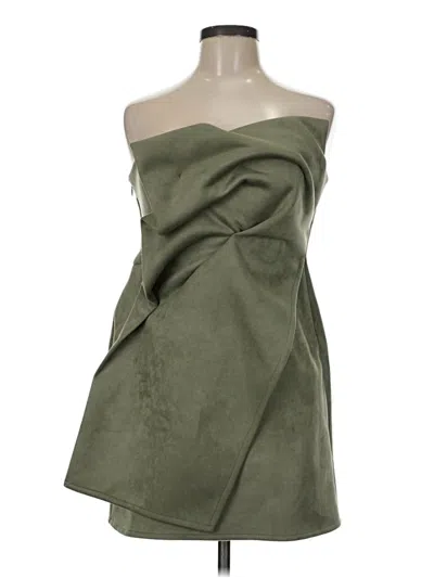 Pre-owned Asos Design Cocktail Dress In Green