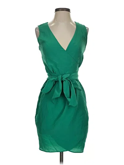 Pre-owned Asos Design Cocktail Dress In Green