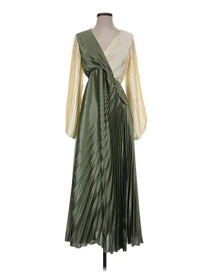 Pre-owned Asos Design Cocktail Dress In Green