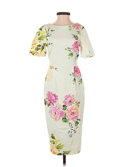 Pre-owned Asos Design Cocktail Dress In Ivory