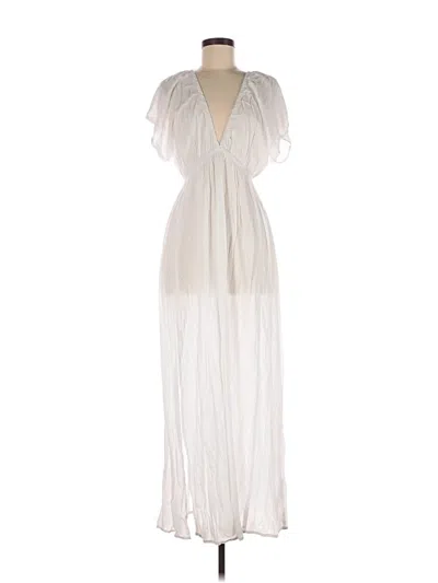 Pre-owned Asos Design Cocktail Dress In Ivory