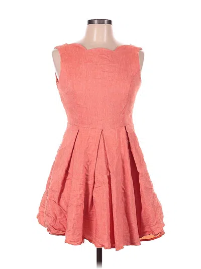Pre-owned Asos Design Cocktail Dress In Orange