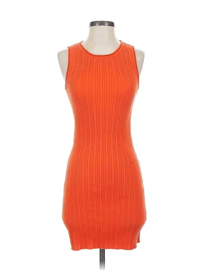 Pre-owned Asos Design Cocktail Dress In Orange