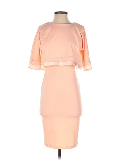 Pre-owned Asos Design Cocktail Dress In Orange