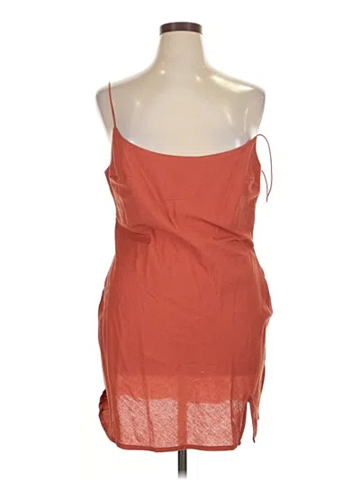 Pre-owned Asos Design Cocktail Dress In Orange