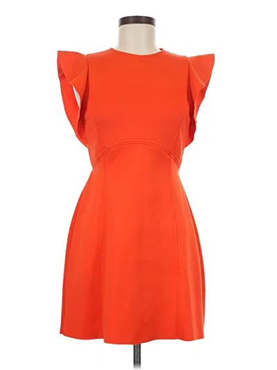 Pre-owned Asos Design Cocktail Dress In Orange
