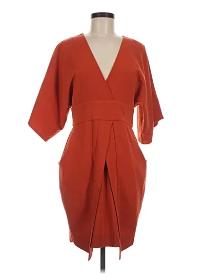 Pre-owned Asos Design Cocktail Dress In Orange