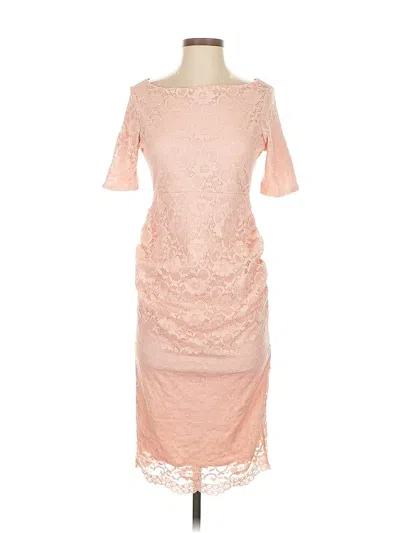 Pre-owned Asos Design Cocktail Dress In Pink