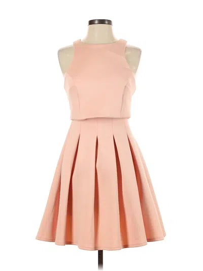 Pre-owned Asos Design Cocktail Dress In Pink