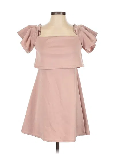 Pre-owned Asos Design Cocktail Dress In Pink