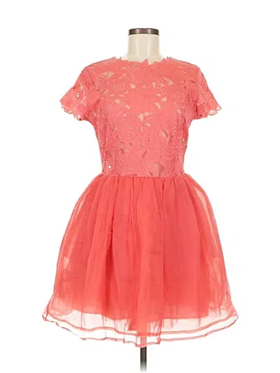 Pre-owned Asos Design Cocktail Dress In Pink
