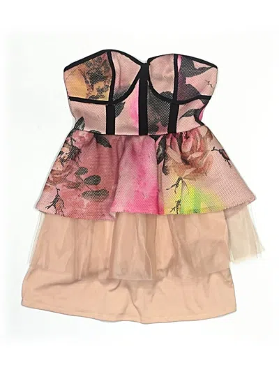Pre-owned Asos Design Cocktail Dress In Pink