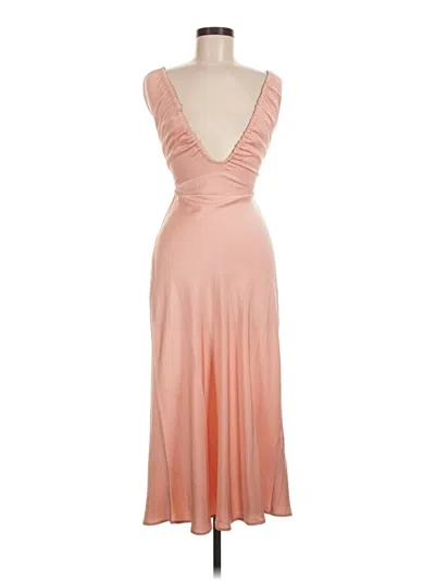 Pre-owned Asos Design Cocktail Dress In Pink