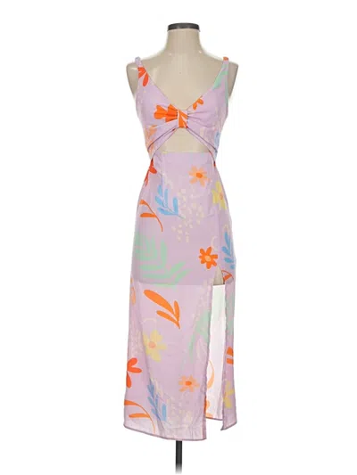 Pre-owned Asos Design Cocktail Dress In Pink