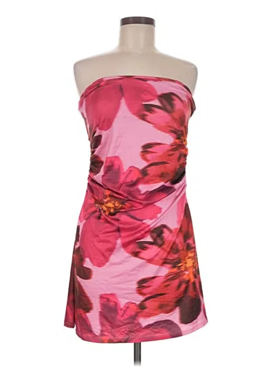 Pre-owned Asos Design Cocktail Dress In Pink