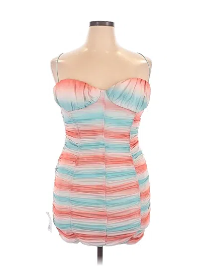 Pre-owned Asos Design Cocktail Dress In Pink