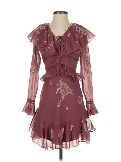 Pre-owned Asos Design Cocktail Dress In Purple