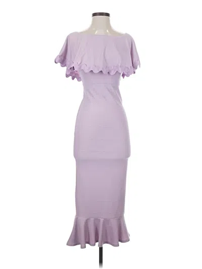 Pre-owned Asos Design Cocktail Dress In Purple
