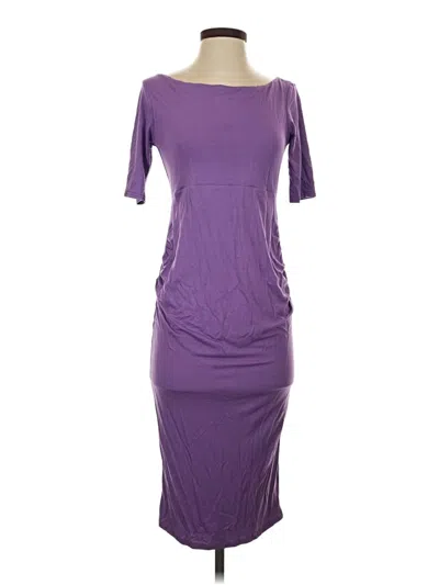 Asos Design Cocktail Dress In Purple
