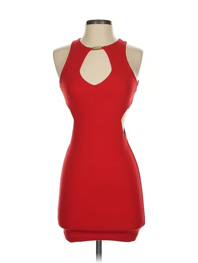 Pre-owned Asos Design Cocktail Dress In Red