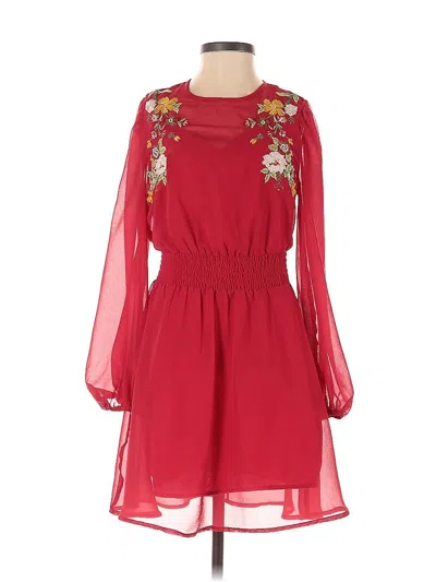 Pre-owned Asos Design Cocktail Dress In Red