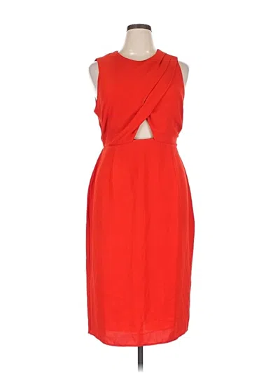 Pre-owned Asos Design Cocktail Dress In Red